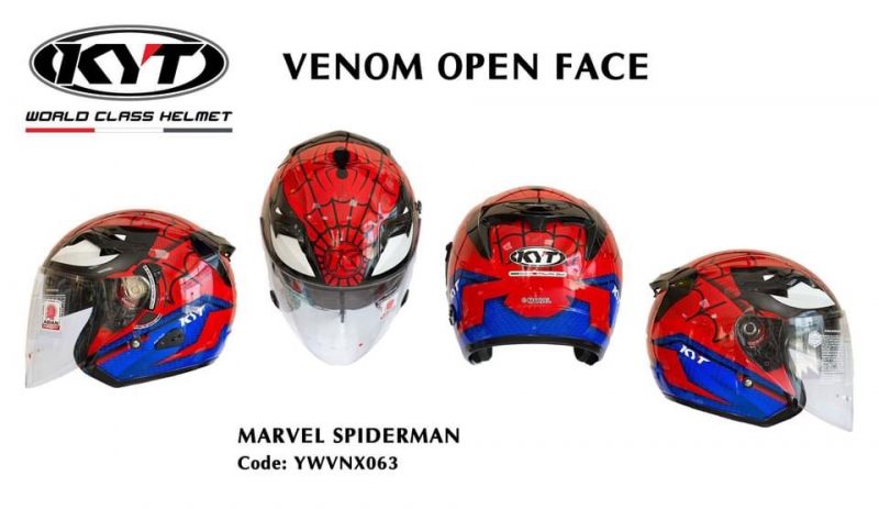 Nón ¾ Venom marvel spiderman YWVNX063 chính hãng